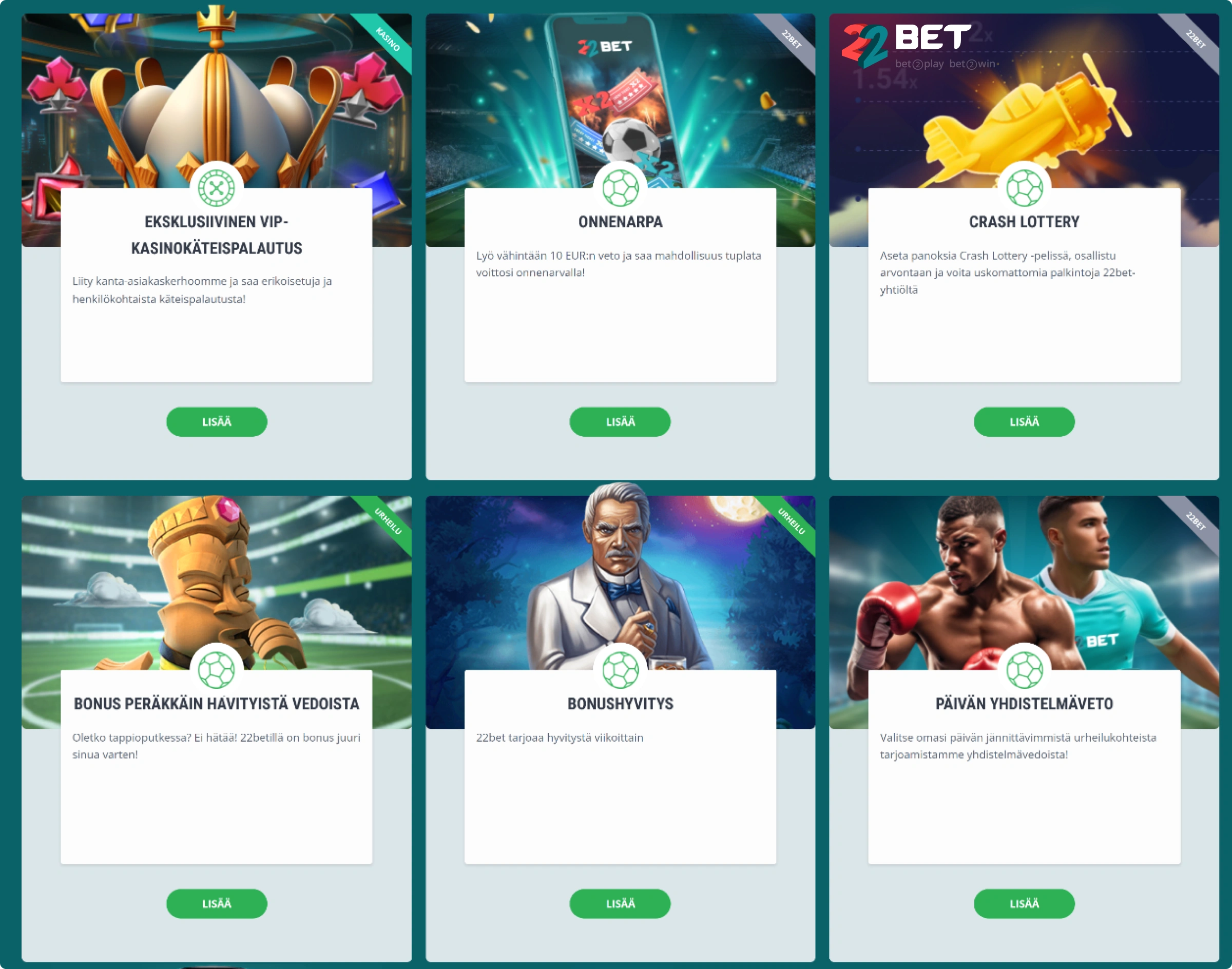 22Bet Kasino 22Bet Kasino