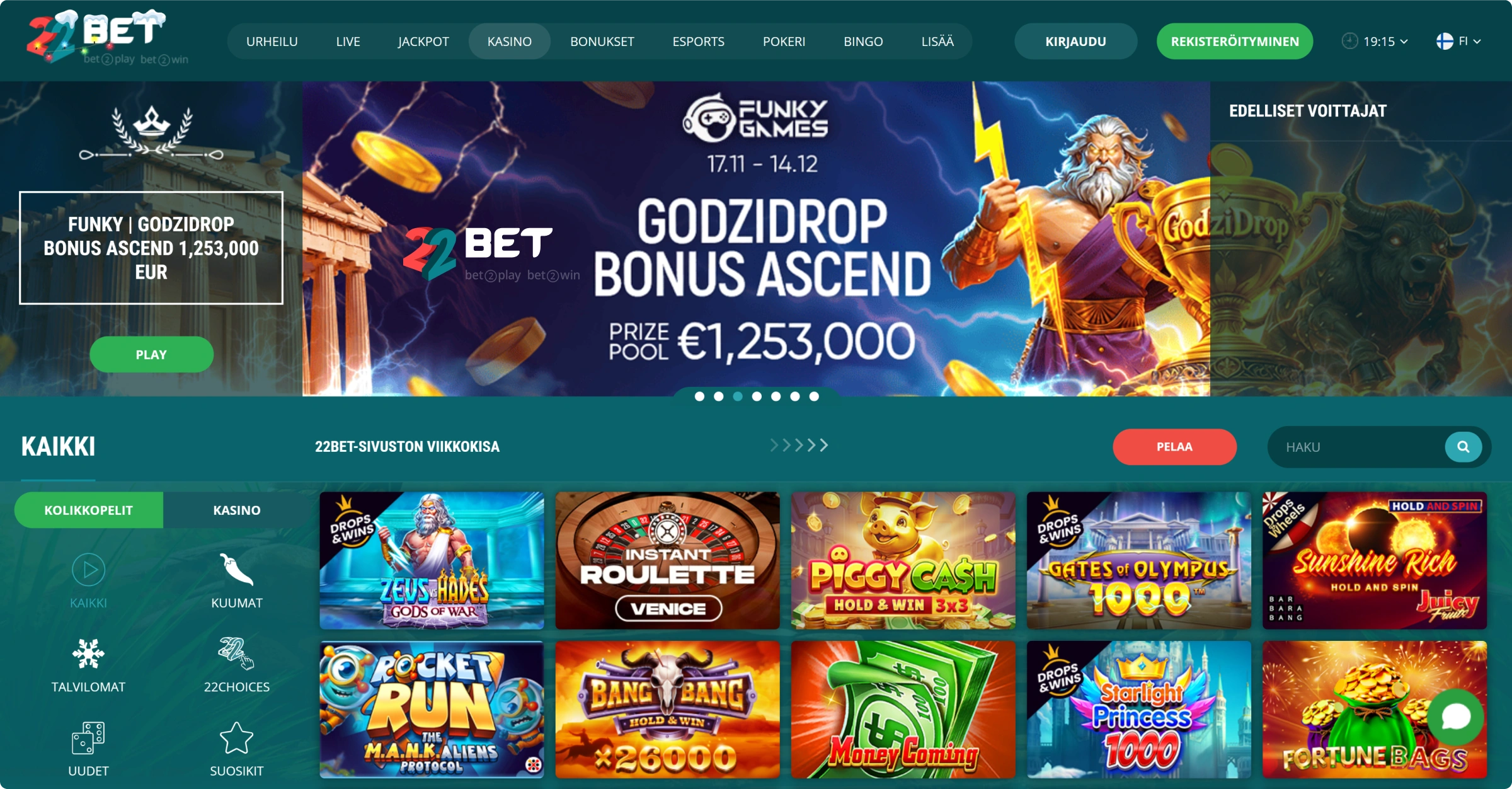 22Bet Pelit 22Bet Pelit